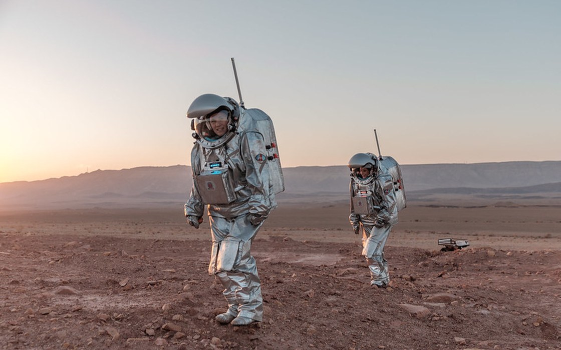 AMADEE-20 analog astronauts in the Negev